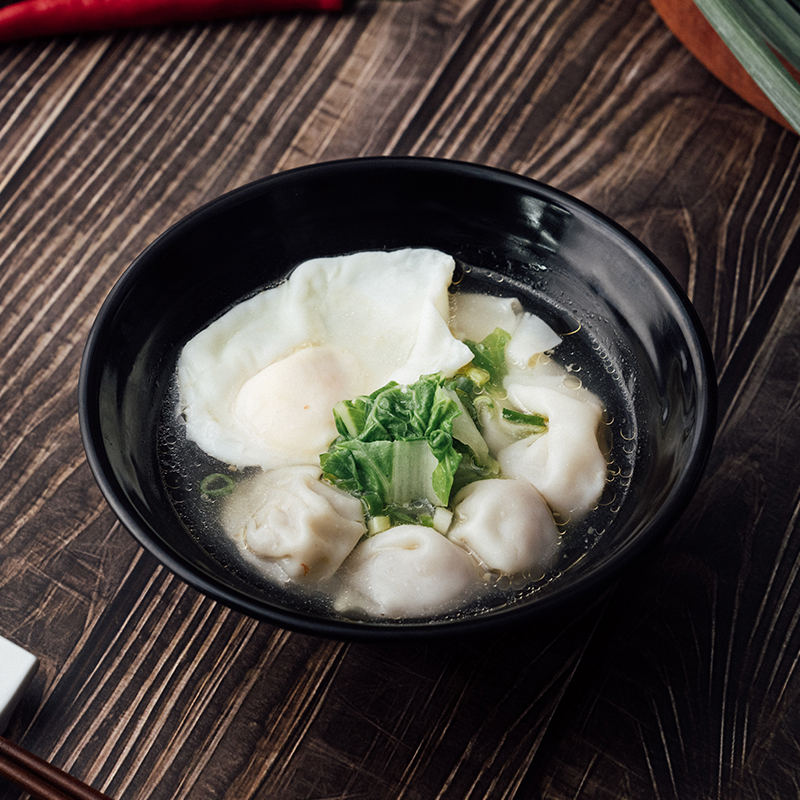 混飩蛋包湯