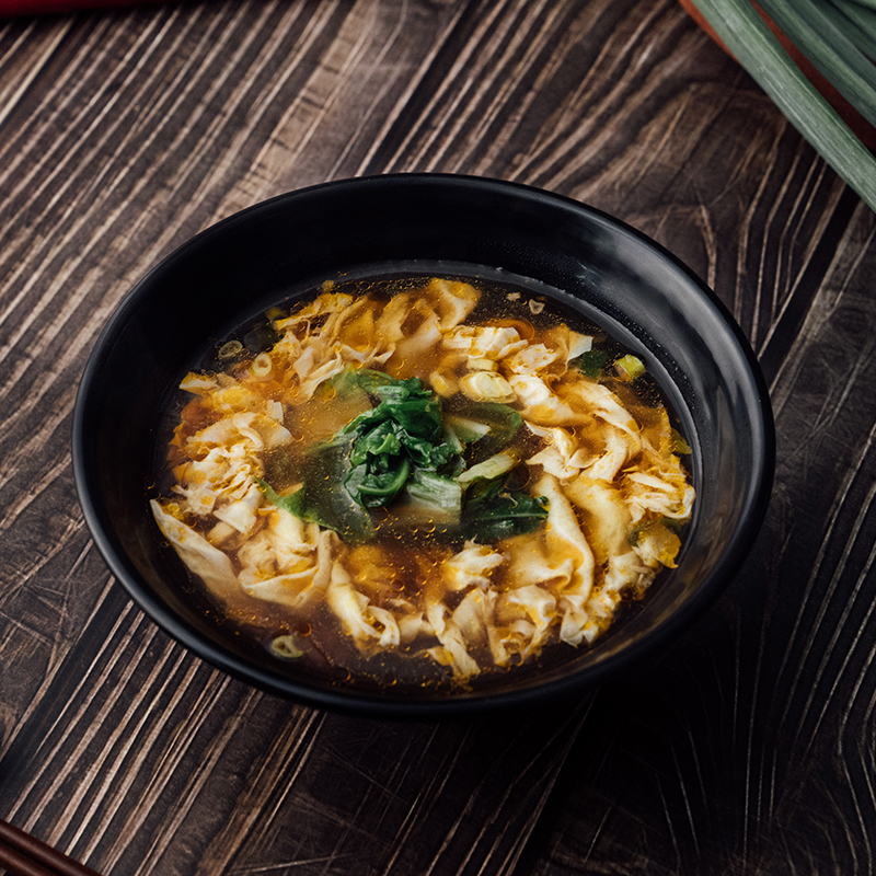 蛋花牛肉清湯